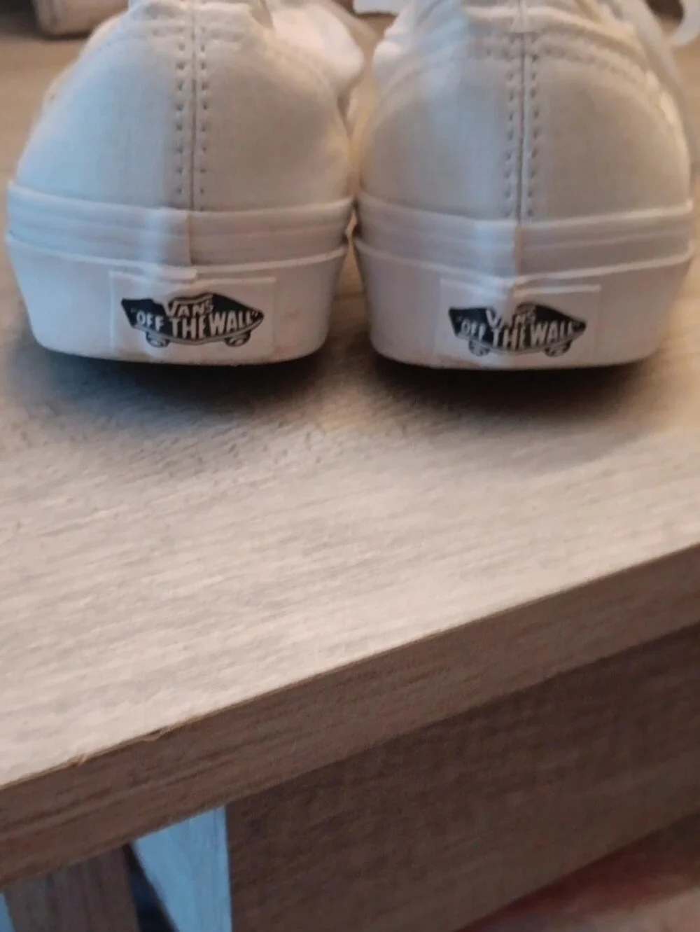 Vans Authentics White Low-Top Canvas Sneakers